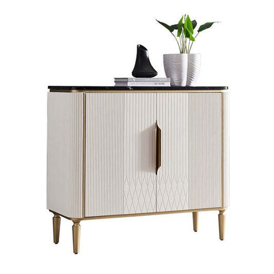 Glam Buffet Server Marble Dining Server con porte per sala da pranzo