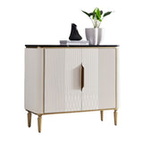 Glam Buffet Server Marble Dining Server con porte per sala da pranzo