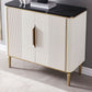 Glam Buffet Server Marble Dining Server con porte per sala da pranzo