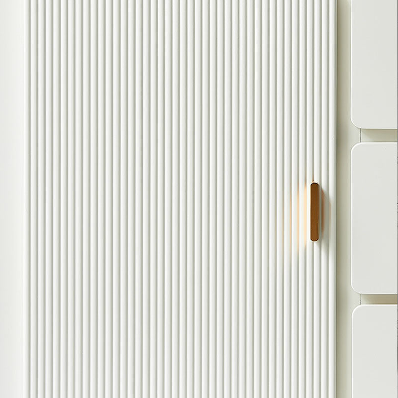 Scalapazione moderna a scaffalatura regolabile a buffet sideboard sala da pranzo credenza ingegnerizzato in legno ingegnerizzato