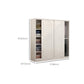 Modern White Wood Frame Wardrobe Freestanding Wardrobe with Soft Close Doors