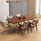 Modern Rectangle Wood Dining Table 1/2/6/7 Pieces Dining Set for Kitchen