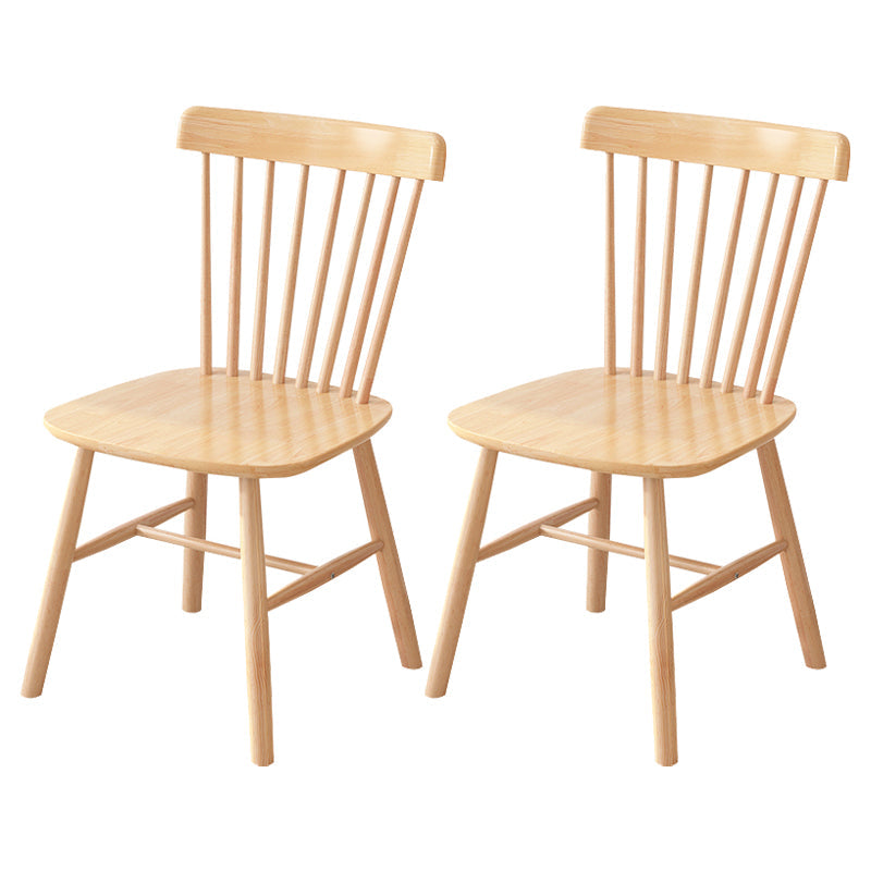 Rubber Wood Solid Wood Dining Table Set 1/2/5/7 Pieces Dining Set for Kitchen