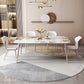 Glam Sintered Stone Dining Table Set 1/5/7 Pieces Dining Set for Kitchen