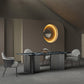 Modern Stone Rectangle Dining Table Stainless Steel Base for Dining Room Clearhalo 'Dining Tables & Seating' 'Dining Tables' 'dining_table' 'furn' 'furn_dining_table' 'Furniture' 'Kitchen & Dining Furniture' 7266468