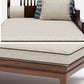 Farmhouse Wood Cushioned Chaise Lounge Ash and Walnut Left-Arm Floor Chair with Pillow Clearhalo 'Chairs & Seating' 'Chaise Lounge' 'chaise_lounge' 'furn' 'furn_chaise_lounge' 'Furniture' 'Living Room Furniture' 7266745