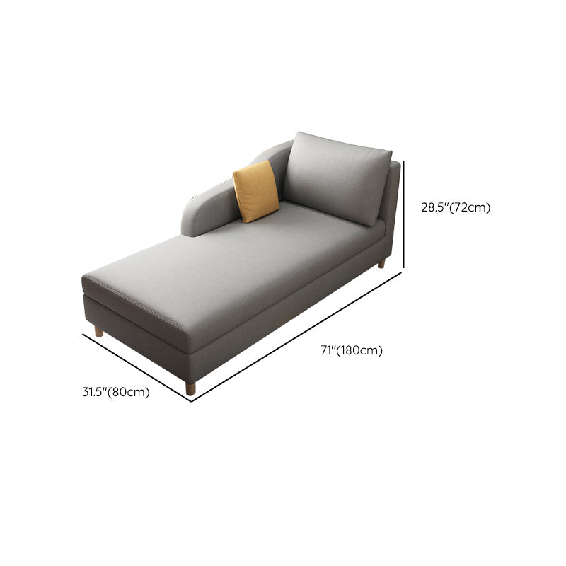 Living Room Recessed Arms Chaise Modern Chaise Lounge with Upholster Clearhalo 'Chairs & Seating' 'Chaise Lounge' 'chaise_lounge' 'furn' 'furn_chaise_lounge' 'Furniture' 'Living Room Furniture' 7266754