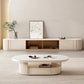 Stone Media Console TV Stand Modern Media Console for Living Room Clearhalo 'furn' 'furn_tv_stands_entertainment_centers' 'Furniture' 'Living Room Furniture' 'TV Stands & Entertainment Centers' 'TV Stands & Media Storage Furniture' 'tv_stands_entertainment_centers' 7266946