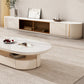 Stone Media Console TV Stand Modern Media Console for Living Room Clearhalo 'furn' 'furn_tv_stands_entertainment_centers' 'Furniture' 'Living Room Furniture' 'TV Stands & Entertainment Centers' 'TV Stands & Media Storage Furniture' 'tv_stands_entertainment_centers' 7266947