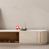 Stone Media Console TV Stand Modern Media Console for Living Room Clearhalo 'furn' 'furn_tv_stands_entertainment_centers' 'Furniture' 'Living Room Furniture' 'TV Stands & Entertainment Centers' 'TV Stands & Media Storage Furniture' 'tv_stands_entertainment_centers' 7266948