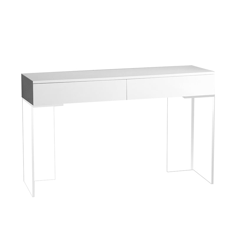 Contemporary 2 Drawers Make-up Vanity Acrylic Makeup Vanity Desk Table