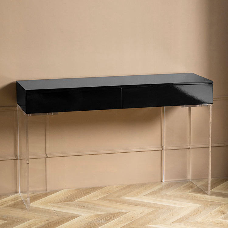 Contemporary 2 Drawers Make-up Vanity Acrylic Makeup Vanity Desk Table