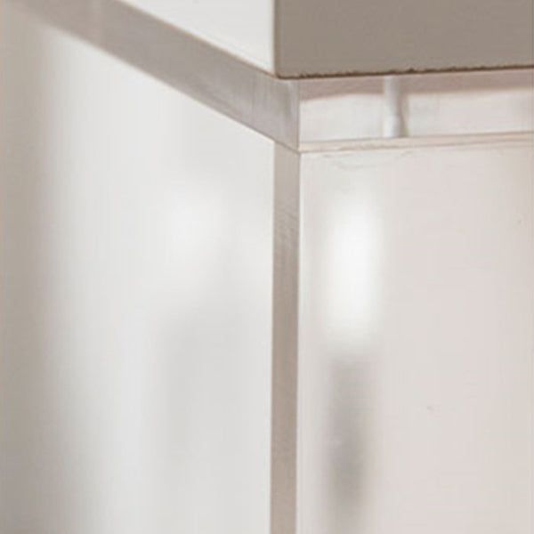 Contemporary 2 Drawers Make-up Vanity Acrylic Makeup Vanity Desk Table