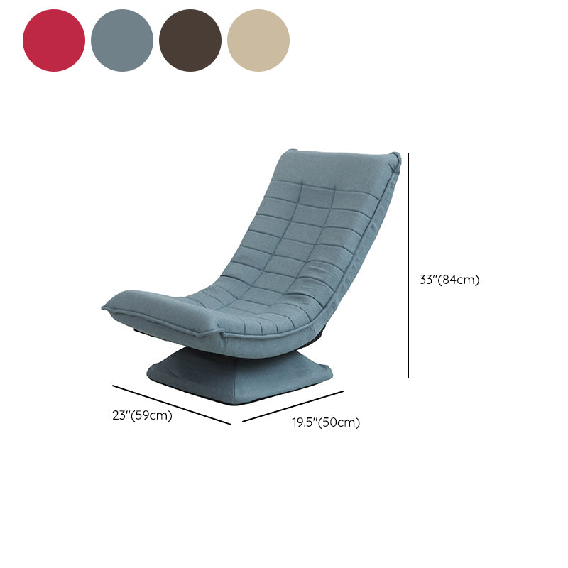 Sedia a poltrona in metallo reclinabile con miscela in cotone giutrio