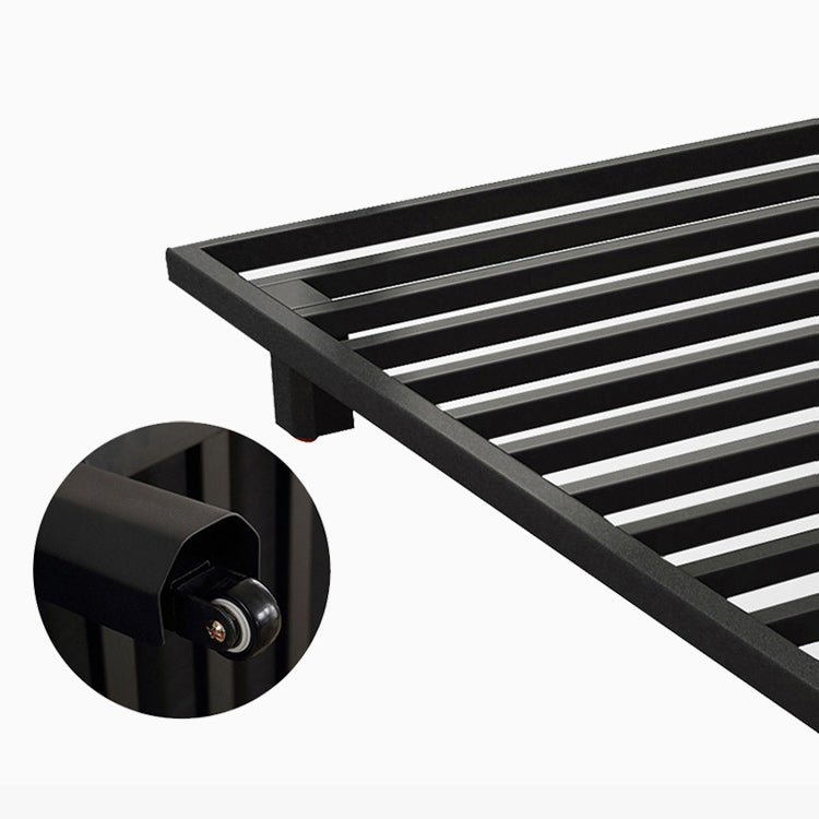 Sleton senza braccia contemporaneo di divano in pelle in pelle legate futon