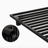 Sofá con duración sin sueño contemporáneo Futón de cuero y colchón de cuero unido