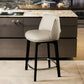 Industrial Style Counter Chair Wood Footrest Counter Stool for Restaurant Clearhalo 'Bar Furniture' 'Bar Stools' 'bar_stools' 'furn' 'furn_bar_stools' 'Furniture' 'Kitchen & Dining Furniture' 7270010