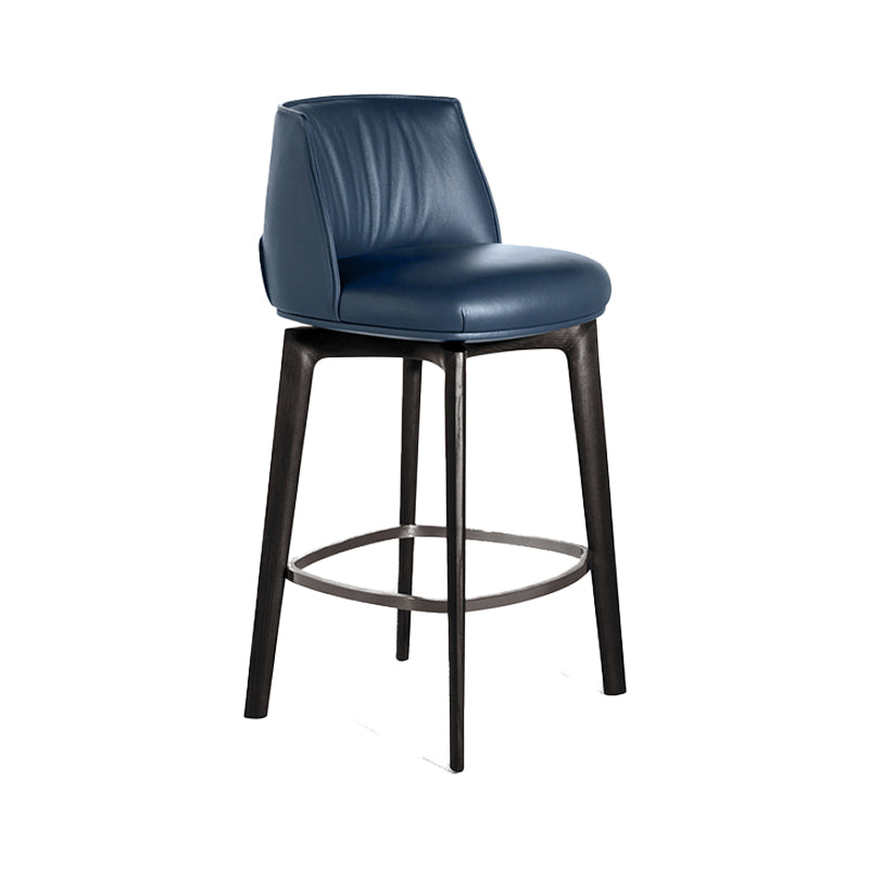Industrial Style Counter Chair Wood Footrest Counter Stool for Restaurant Clearhalo 'Bar Furniture' 'Bar Stools' 'bar_stools' 'furn' 'furn_bar_stools' 'Furniture' 'Kitchen & Dining Furniture' 7270019