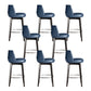 Industrial Style Counter Chair Wood Footrest Counter Stool for Restaurant Blue 8 Piece Set Clearhalo 'Bar Furniture' 'Bar Stools' 'bar_stools' 'furn' 'furn_bar_stools' 'Furniture' 'Kitchen & Dining Furniture' 7270026