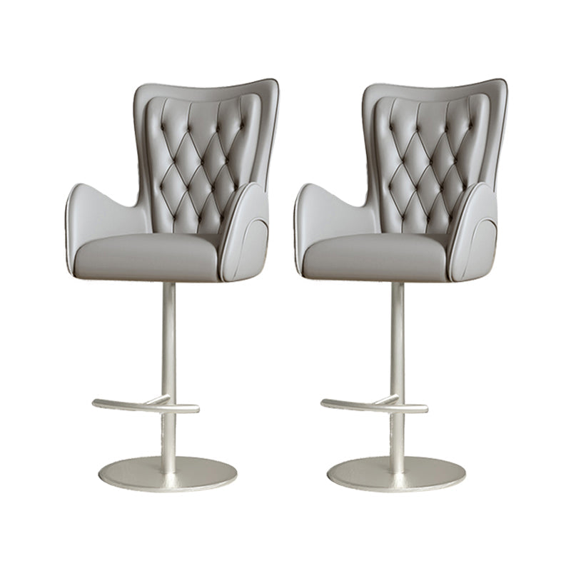 Sgabello da bar in metallo in metallo industriale.