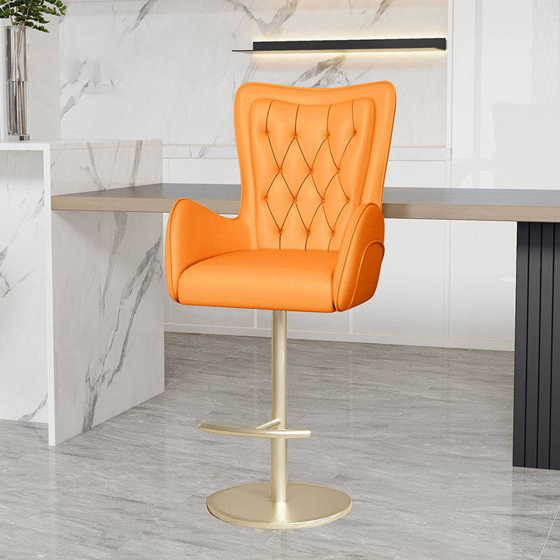 Sgabello da bar in metallo in metallo industriale.