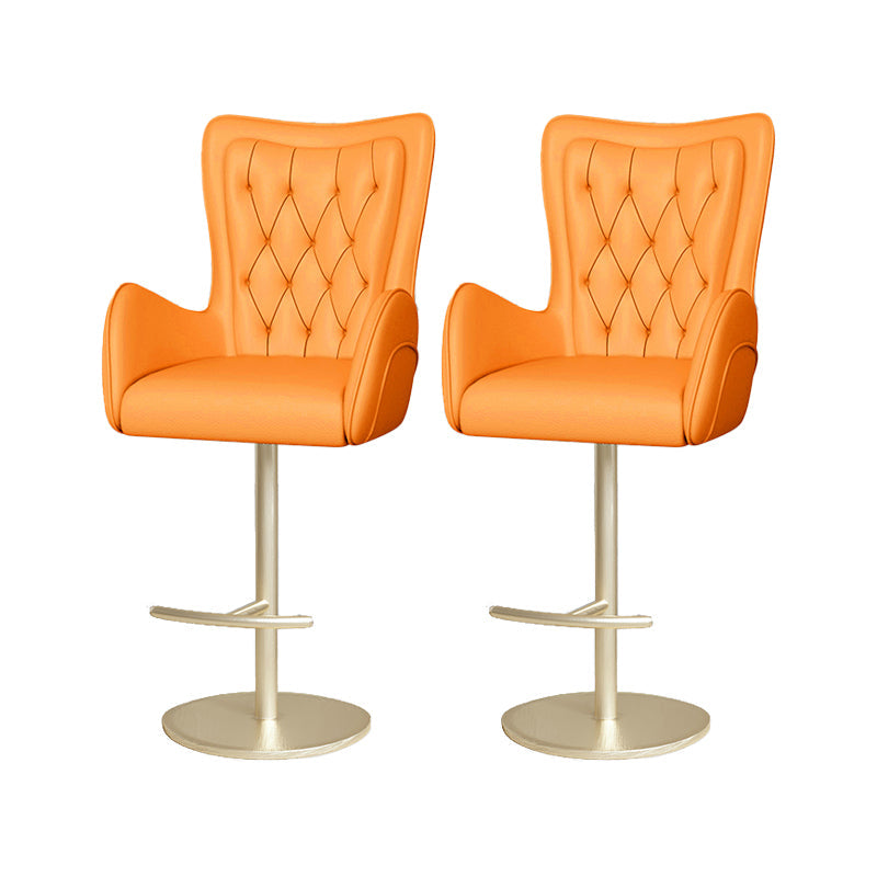 Sgabello da bar in metallo in metallo industriale.