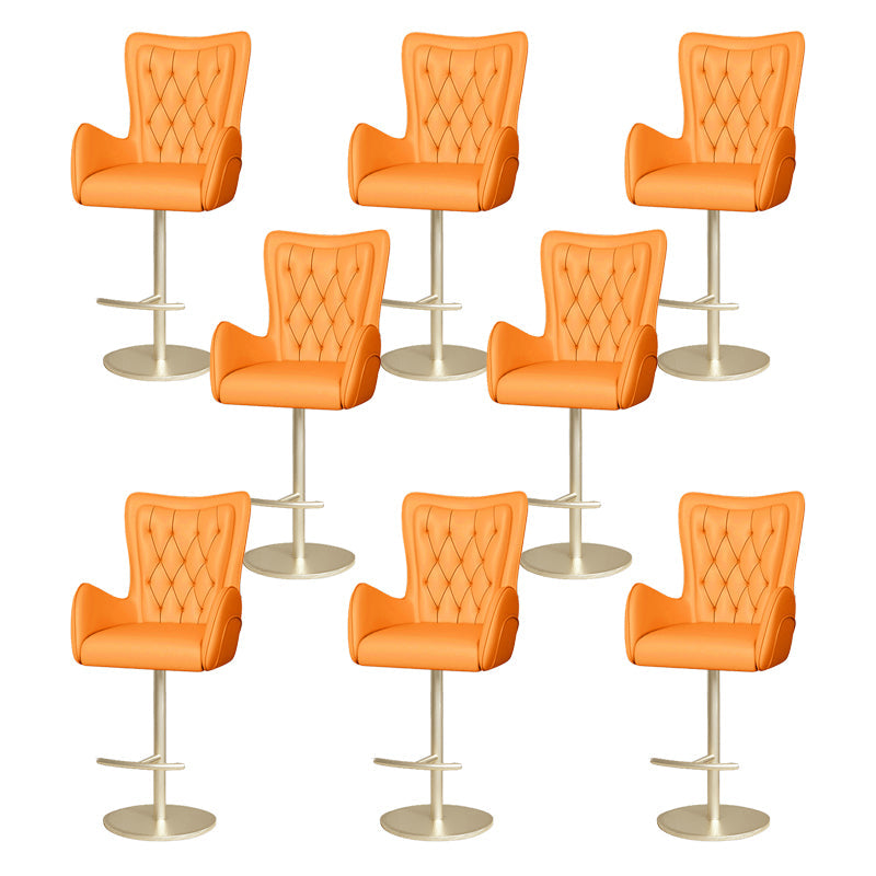 Sgabello da bar in metallo in metallo industriale.