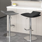 Adjustable Armless Swivel Barstools Saddle Seat Bar Stool with Chrome Base