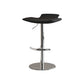 Adjustable Armless Swivel Barstools Saddle Seat Bar Stool with Chrome Base