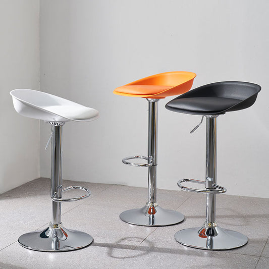 Living Room Counter Stool Armless Bar Stools with Metal Legs
