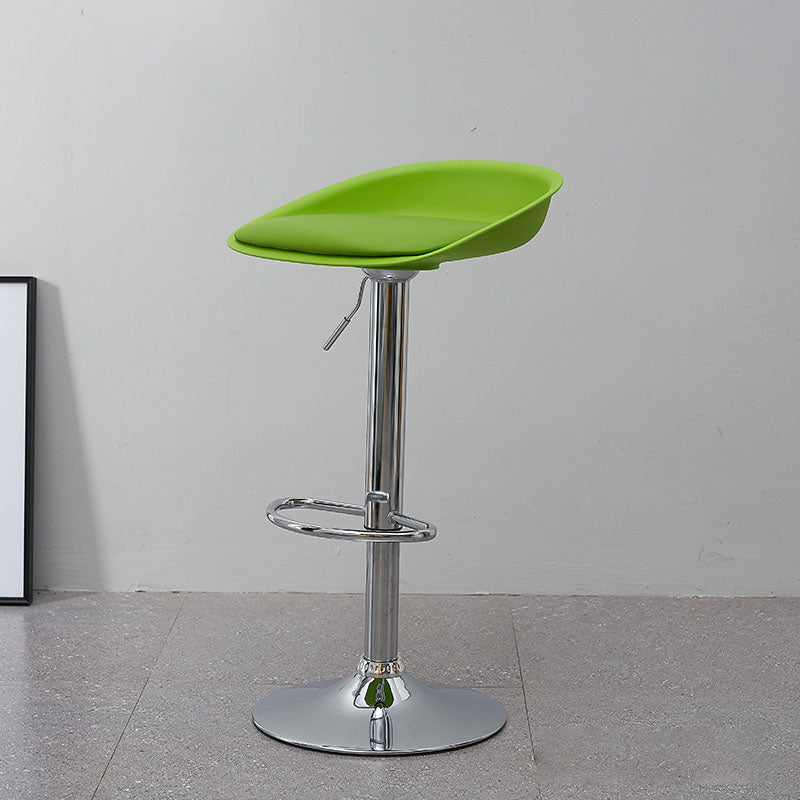 Sgabelli da bar senza braccia con bancone del soggiorno con gambe metalliche