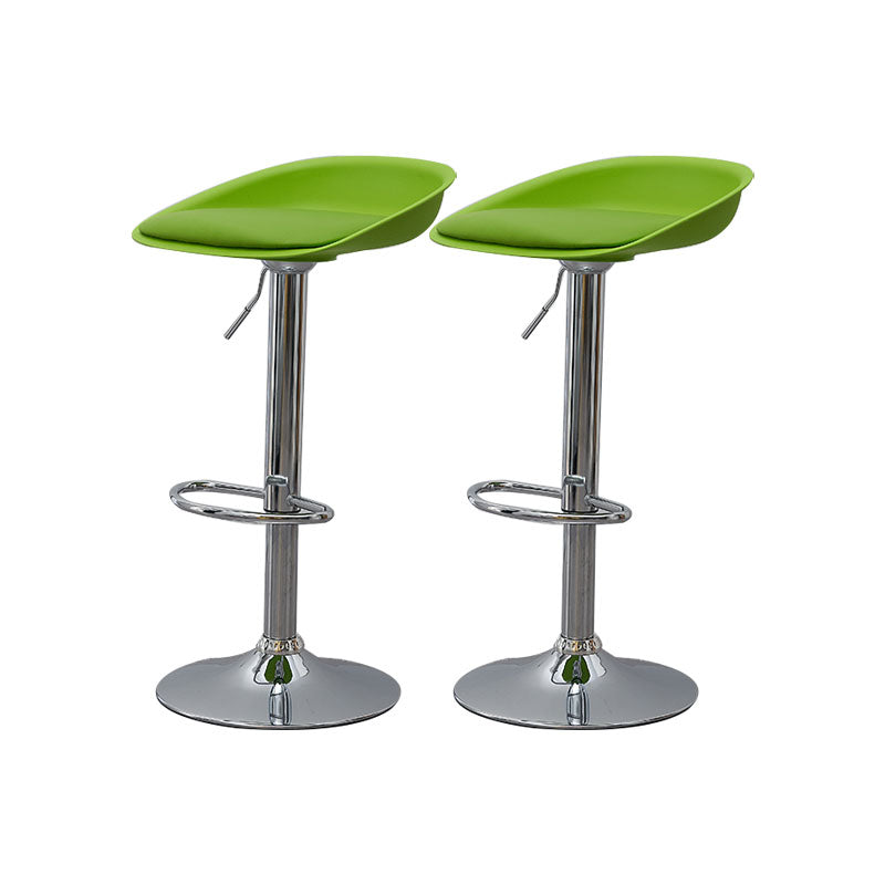 Sgabelli da bar senza braccia con bancone del soggiorno con gambe metalliche