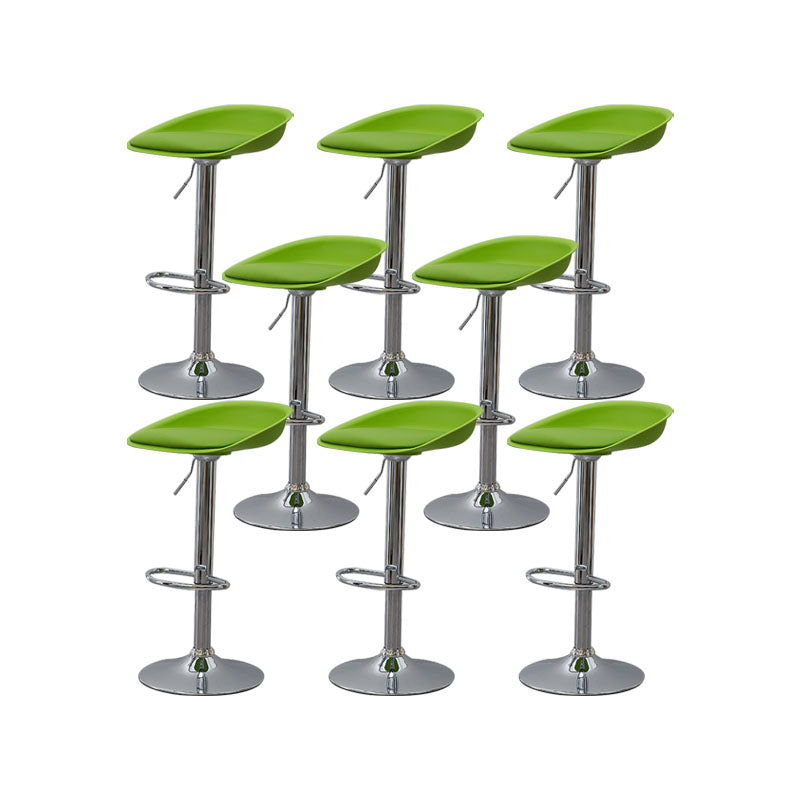 Sgabelli da bar senza braccia con bancone del soggiorno con gambe metalliche