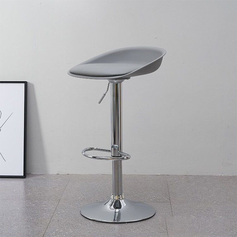 Sgabelli da bar senza braccia con bancone del soggiorno con gambe metalliche