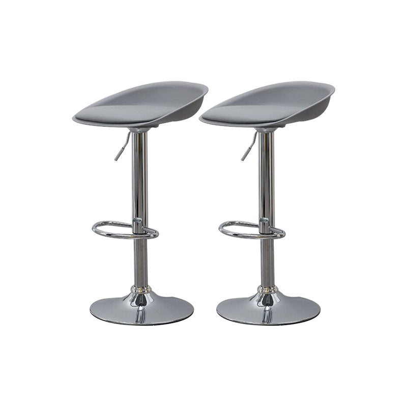 Sgabelli da bar senza braccia con bancone del soggiorno con gambe metalliche