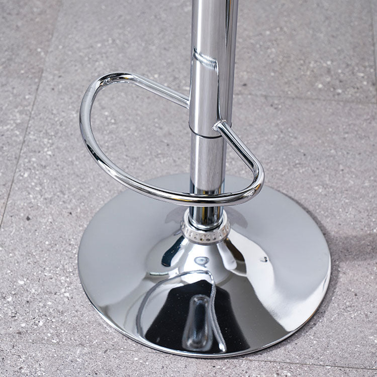 Sgabelli da bar senza braccia con bancone del soggiorno con gambe metalliche