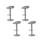 Sgabelli da bar senza braccia con bancone del soggiorno con gambe metalliche