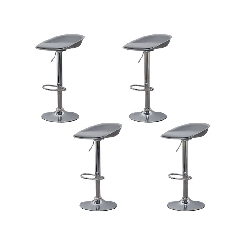 Sgabelli da bar senza braccia con bancone del soggiorno con gambe metalliche