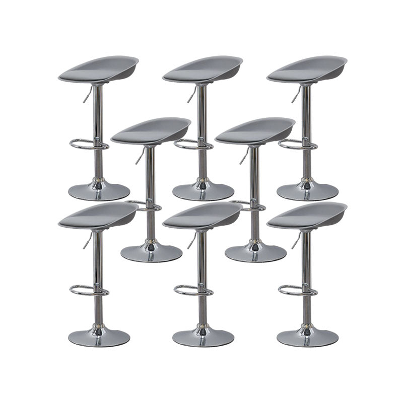 Sgabelli da bar senza braccia con bancone del soggiorno con gambe metalliche