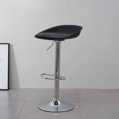 Sgabelli da bar senza braccia con bancone del soggiorno con gambe metalliche