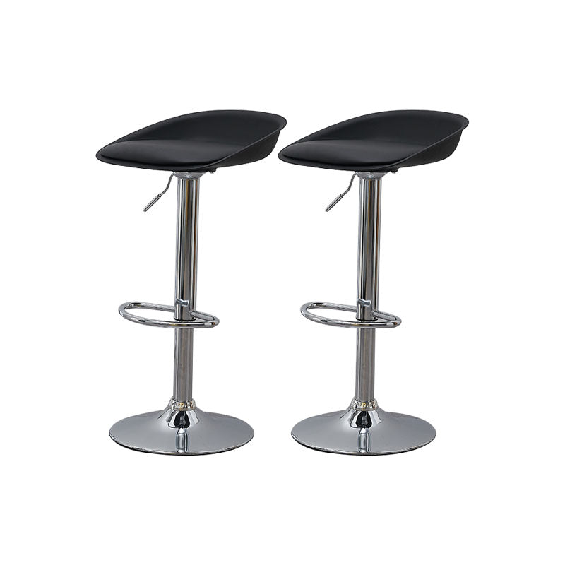 Sgabelli da bar senza braccia con bancone del soggiorno con gambe metalliche