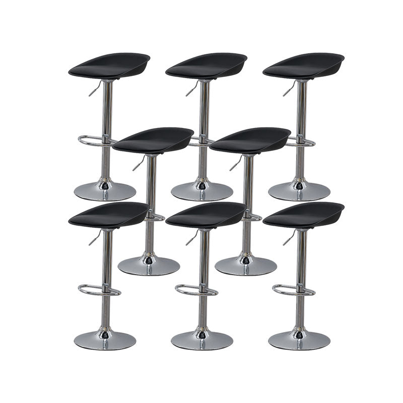 Sgabelli da bar senza braccia con bancone del soggiorno con gambe metalliche