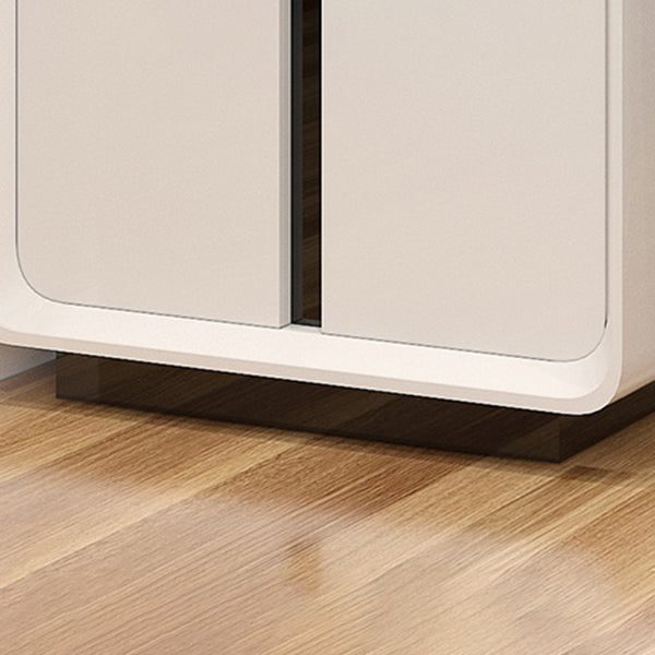 Moderne rechthoekige bartafel van kunsthout met wijnkast voor de woonkamer