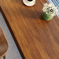 Modern Rectangle Wood Bar Table Metal Base for Milk Tea Shop Clearhalo 'Bar Furniture' 'Bar Tables' 'bar_tables' 'furn' 'furn_bar_tables' 'Furniture' 'Kitchen & Dining Furniture' 7270247