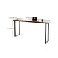 Modern Rectangle Wood Bar Table Metal Base for Milk Tea Shop Clearhalo 'Bar Furniture' 'Bar Tables' 'bar_tables' 'furn' 'furn_bar_tables' 'Furniture' 'Kitchen & Dining Furniture' 7270265