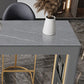 Modern Rectangle Stone Counter Table 1/3 Pieces Bar Table Set for Kitchen Clearhalo 'Bar Furniture' 'furn' 'furn_home_bar_bar_sets' 'Furniture' 'Home Bars & Bar Sets' 'home_bar_bar_sets' 'Kitchen & Dining Furniture' 7270347