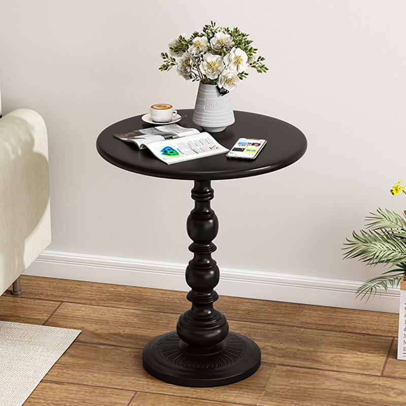 16" Wide Glam Corner Table Round Pedestal Metal Accent Side Table Clearhalo 'Coffee & Accent Tables' 'End & Side Tables' 'end_side_tables' 'furn' 'furn_end_side_tables' 'Furniture' 'Living Room Furniture' 7270652