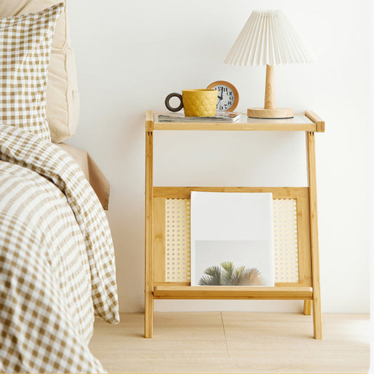 14" Wide Contemporary Corner Table Clear Rectangular Side Table Clearhalo 'Coffee & Accent Tables' 'End & Side Tables' 'end_side_tables' 'furn' 'furn_end_side_tables' 'Furniture' 'Living Room Furniture' 7270674