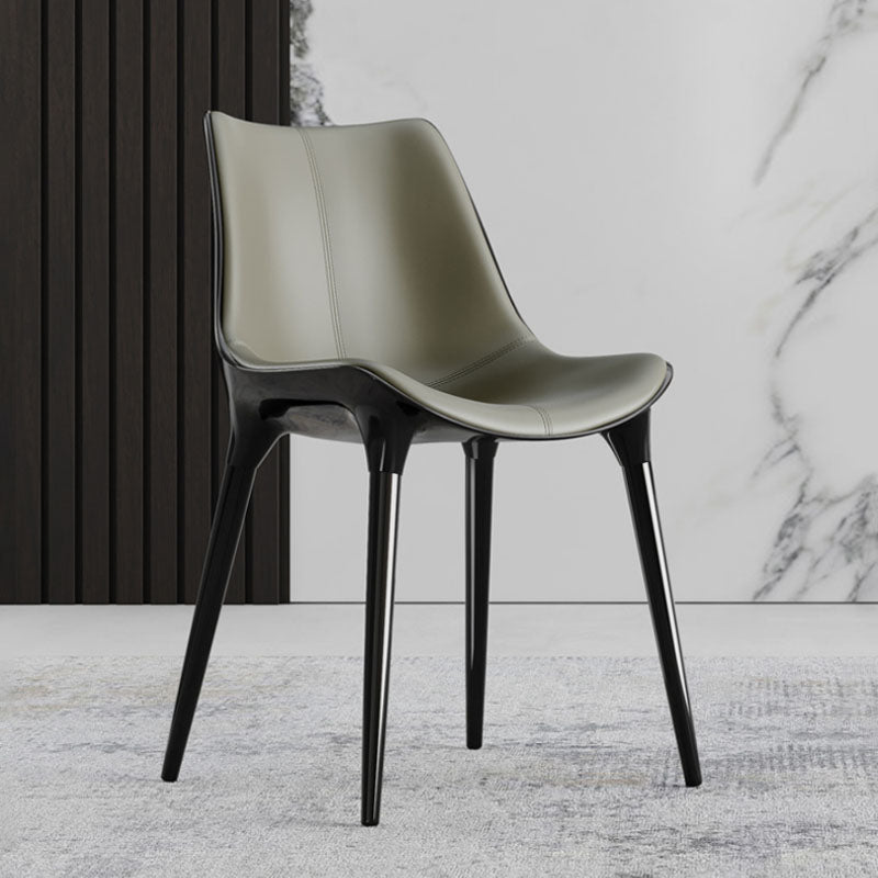 Contemporary Style Chair Metal Dining Room Chair for Dining Room Clearhalo 'Dining Chairs' 'Dining Tables & Seating' 'dining_chair' 'furn' 'furn_dining_chair' 'Furniture' 'Kitchen & Dining Furniture' 7270971