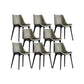 Contemporary Style Chair Metal Dining Room Chair for Dining Room Green 8 Piece Set Clearhalo 'Dining Chairs' 'Dining Tables & Seating' 'dining_chair' 'furn' 'furn_dining_chair' 'Furniture' 'Kitchen & Dining Furniture' 7270975